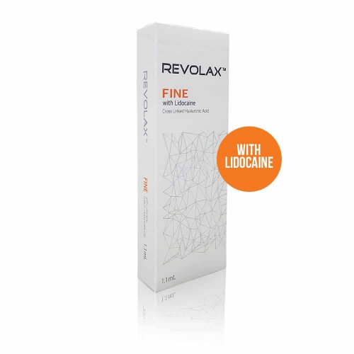 Revolax Fine dermal filler with Lidocaine.