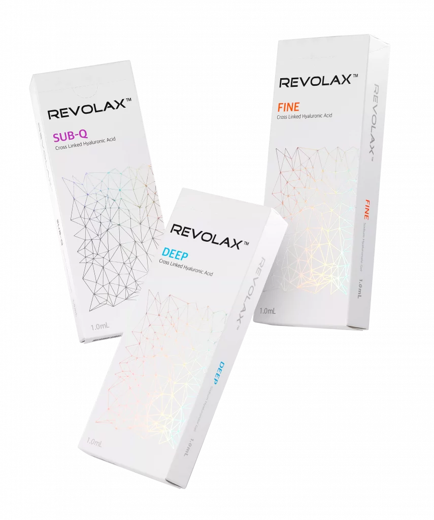 The complete REVOLAX non-lidocaine range